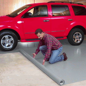 garage floor coating application