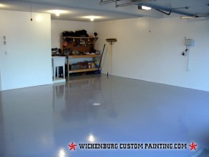 garage floor coating finishing