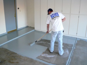 garage floor coating painting
