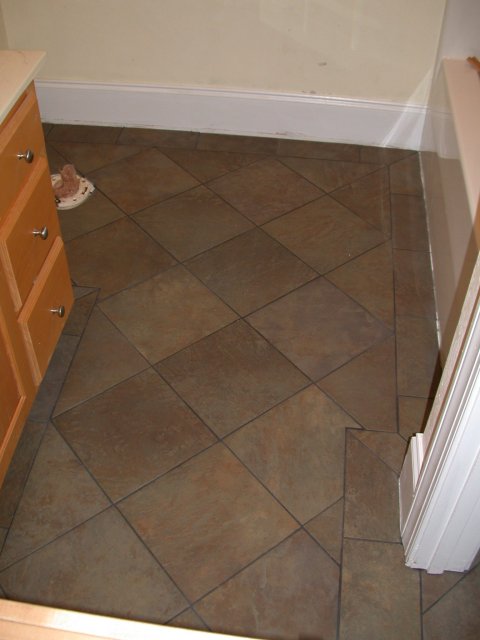 bathroom tile flooring picture