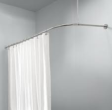curve shower curtains rods