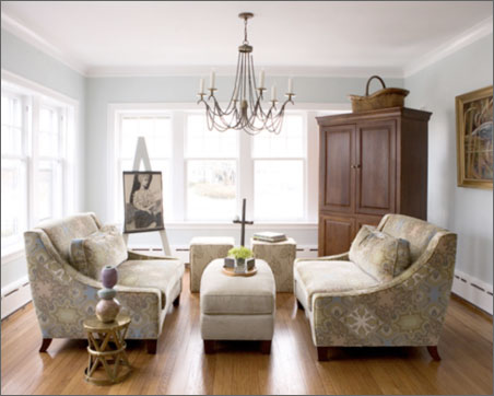modern living room chandelier