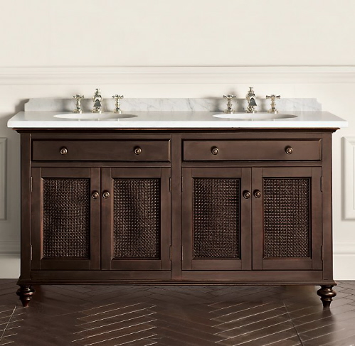 traditional bathroom vanities and cabinets