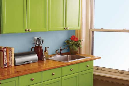 painting kitchen cabinets picture