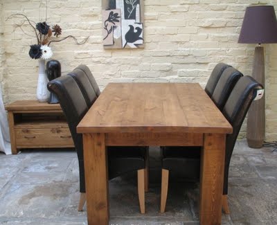 rustic dining room tables pictures